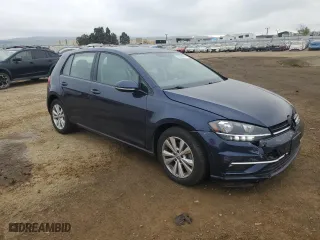 2019 Volkswagen Golf S with VIN 3VWG57AU6KM022379, listed as a Copart auction lot 52828835 with 22,351 mi miles and Salvage Title. Bid and sale history available at carsss.com. Image 4.