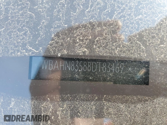 2008 BMW 7 Series 750Li with VIN WBAHN83588DT83469, listed as a Copart auction lot 53639225 with Not Provided miles and Salvage Title. Bid and sale history available at DreamBid. Image 12.