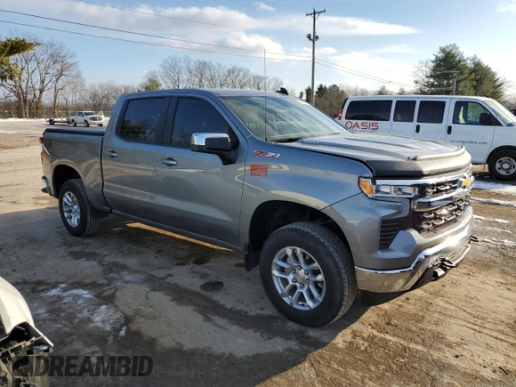 2023 Chevrolet Silverado 1500 LT with VIN 1GCUDDE86PZ197371, listed as a Copart auction lot 42491185 with 18,781 mi miles and Salvage Title. Bid and sale history available at carsss.com. Image 4.