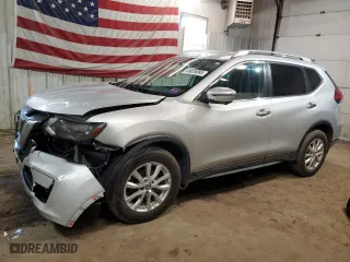 2017 Nissan Rogue SV with VIN 5N1AT2MV9HC881638, listed as a Copart auction lot 49826095 with 159,441 mi miles and Salvage Title. Bid and sale history available at carsss.com. Image 1.