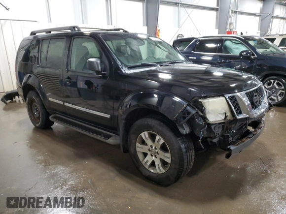 2008 Nissan Pathfinder SE z VIN 5N1AR18B28C612762, wystawiony jako Copart lot #81195524 z przebiegiem 298 406 mil mil oraz Nie do naprawy • Non repairable. Historia ofert i sprzedaży dostępna na DreamBid. Obrazek 4.
