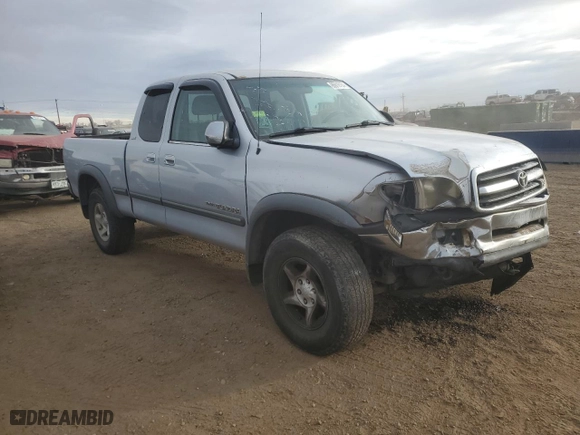 2000 Toyota Tundra SR5 with VIN 5TBBT441XYS070715, listed as a Copart auction lot 86919194 with 259,190 mi miles and Salvage Title. Bid and sale history available at carsss.com. Image 4.