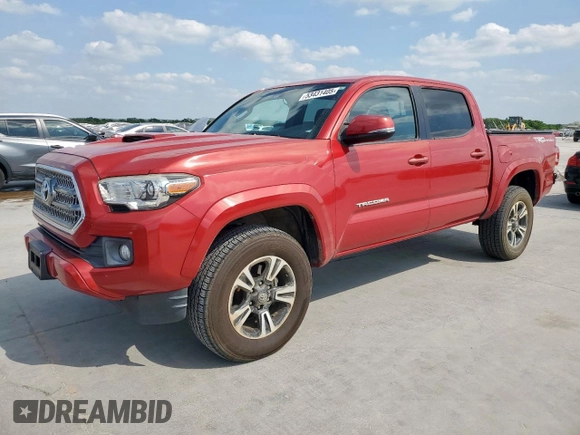 2017 Toyota Tacoma SR5 with VIN 3TMAZ5CN9HM047177, listed as a Copart auction lot 53431405 with 85,045 mi miles and Salvage Title. Bid and sale history available at DreamBid. Image 1.