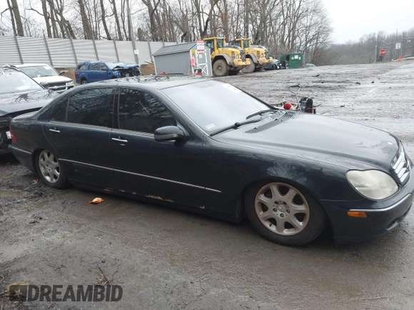 2001 Mercedes-Benz S-Class with VIN WDBNG75J31A212574, listed as a IAAI auction lot 41678906 with 109,716 mi miles. Bid and sale history available at carsss.com. Image 14.