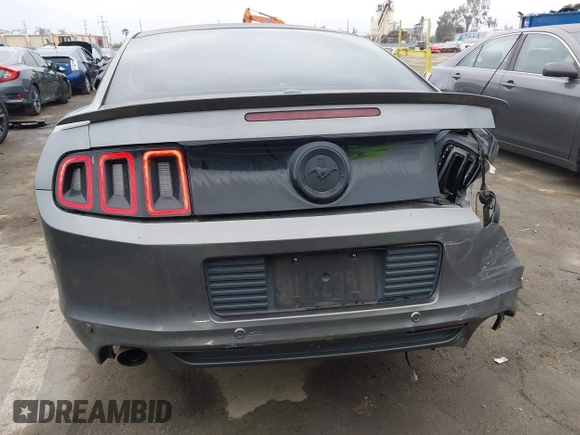 2013 Ford Mustang V6 with VIN 1ZVBP8AM6D5241569, listed as a IAAI auction lot 41884583 with 100,700 mi miles. Bid and sale history available at carsss.com. Image 17.