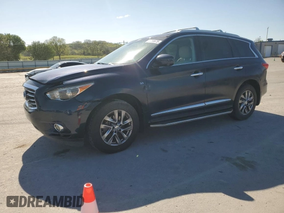 2015 Infiniti QX60 with VIN 5N1AL0MM3FC507289, listed as a Copart auction lot 53088675 with 127,412 mi miles and Salvage Title. Bid and sale history available at carsss.com. Image 1.
