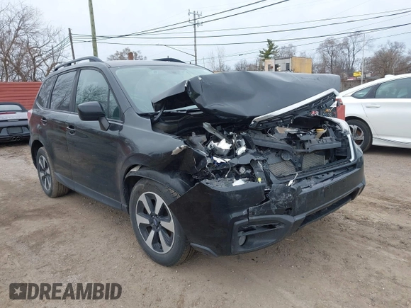 2018 Subaru Forester Premium with VIN JF2SJAGC5JH608614, listed as a IAAI auction lot 41948462 with 115,671 mi miles and . Bid and sale history available at DreamBid. Image 1.