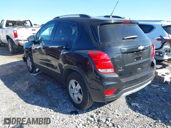 2021 Chevrolet Trax LT with VIN KL7CJLSB7MB335483, listed as a IAAI auction lot 41476473 with 167,612 mi miles and . Bid and sale history available at DreamBid. Image 3.