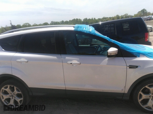 2017 Ford Escape Titanium with VIN 1FMCU0JD8HUE52149, listed as a IAAI auction lot 41974274 with 143,707 mi miles and . Bid and sale history available at DreamBid. Image 13.