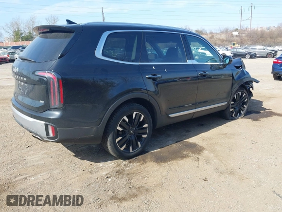 2023 Kia Telluride SX Prestige X-Pro with VIN 5XYP5DGC2PG365999, listed as a IAAI auction lot 41801800 with 38,088 mi miles and . Bid and sale history available at DreamBid. Image 4.
