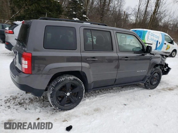 2017 Jeep Patriot Latitude with VIN 1C4NJPFB7HD131242, listed as a Copart auction lot 88113685 with 113,640 mi miles and Salvage Title. Bid and sale history available at DreamBid. Image 3.