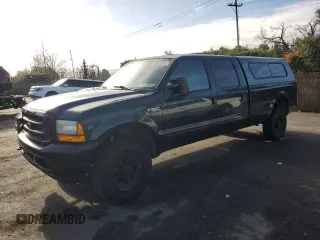 2001 Ford Super Duty F-250 XL with VIN 1FTNW21S21EB56495, listed as a Copart auction lot 85972944 with 142,122 mi miles and Salvage Title. Bid and sale history available at carsss.com. Image 1.