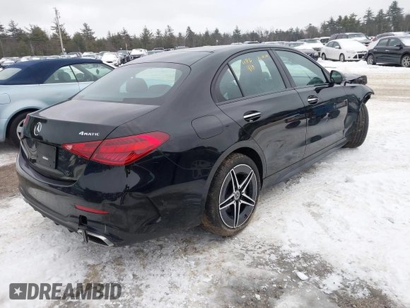 2023 Mercedes-Benz C 300 with VIN W1KAF4HB2PR146685, listed as a IAAI auction lot 41462936 with 14,285 mi miles and . Bid and sale history available at DreamBid. Image 4.