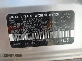 2022 Mitsubishi Outlander ES z VIN JA4J3TA81NZ015802, wystawiony jako IAAI lot #42278112 z przebiegiem Nie podano mil oraz . Historia ofert i sprzedaży dostępna na DreamBid. Obrazek 9.