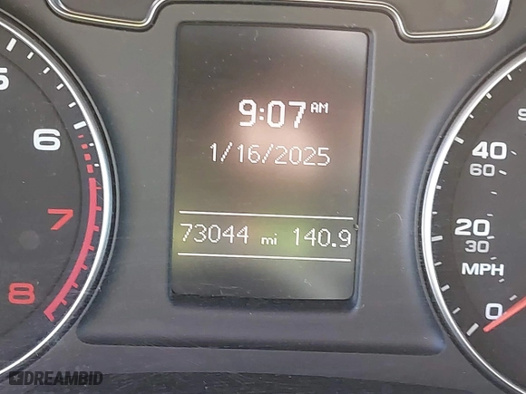 2016 Audi Q3 Premium Plus with VIN WA1BFCFSXGR014778, listed as a IAAI auction lot 41285863 with 73,044 mi miles. Bid and sale history available at carsss.com. Image 15.