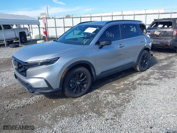 2024 Honda CR-V Hybrid Sport with VIN 5J6RS6H50RL017598, listed as a IAAI auction lot 41337030 with 8,414 mi miles. Bid and sale history available at carsss.com. Image 2.
