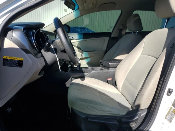 2013 Kia Optima LX with VIN KNAGM4A72D5359748, listed as a Copart auction lot 42993245 with 164,420 mi miles and Salvage Title. Bid and sale history available at carsss.com. Image 7.