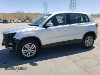 2012 Volkswagen Tiguan SE with VIN WVGBV7AX4CW563726, listed as a Copart auction lot 53048895 with 66,571 mi miles and Salvage title. Bid and sale history available at DreamBid. Image 1.