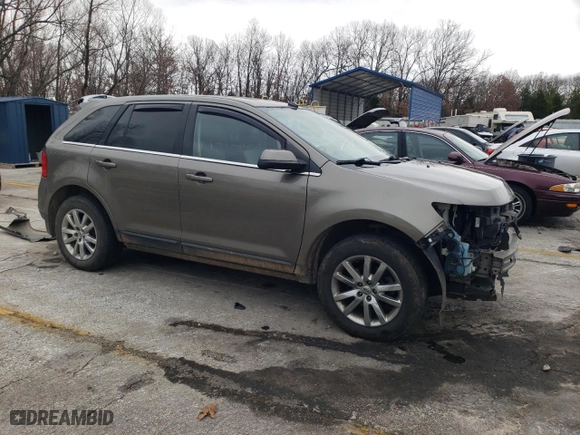 2013 Ford Edge Limited with VIN 2FMDK3KC8DBB95740, listed as a Copart auction lot 85126374 with 121,905 mi miles and Salvage Title. Bid and sale history available at carsss.com. Image 4.