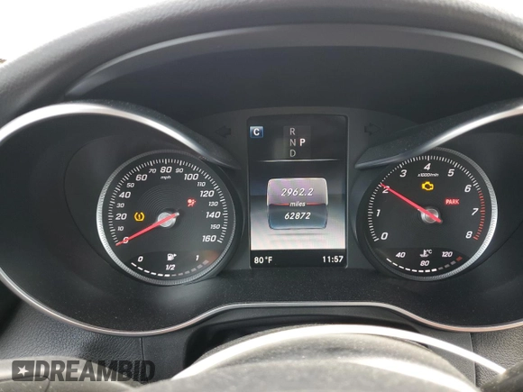 2017 Mercedes-Benz GLC with VIN WDC0G4JB3HF130747, listed as a Copart auction lot 66256112 with 62,872 mi miles. Bid and sale history available at carsss.com. Image 8.