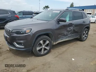 2019 Jeep Cherokee Limited with VIN 1C4PJMDX6KD134940, listed as a Copart auction lot 53674725 with 120,088 mi miles and Salvage title. Bid and sale history available at DreamBid. Image 1.