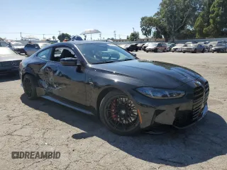 2025 BMW M4 Competition xDrive with VIN WBS33HK09SCS26841, listed as a Copart auction lot 67757404 with 0 mi miles and Salvage Title. Bid and sale history available at carsss.com. Image 4.