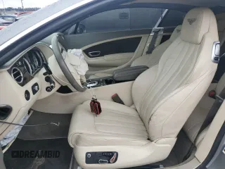 2012 Bentley Continental GT with VIN SCBFR7ZA5CC074511, listed as a Copart auction lot 45402025 with 51,261 mi miles and Salvage Title. Bid and sale history available at DreamBid. Image 7.