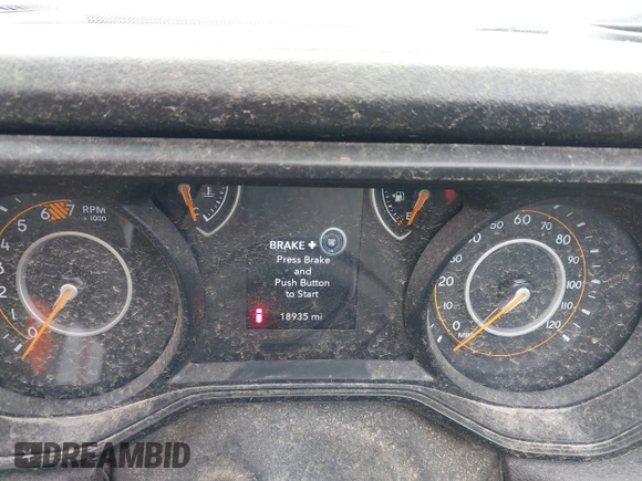 2024 Jeep Wrangler Sport S with VIN 1C4PJXDN7RW243762, listed as a IAAI auction lot 41912844 with 18,935 mi miles and . Bid and sale history available at DreamBid. Image 7.