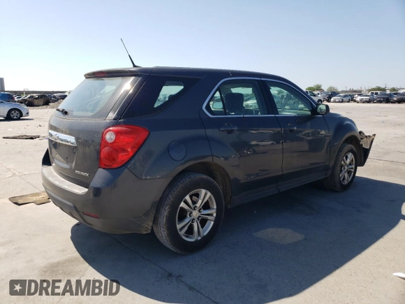 2011 Chevrolet Equinox LS with VIN 2GNALBEC2B1147400, listed as a Copart auction lot 52441585 with 123,546 mi miles and Salvage Title. Bid and sale history available at carsss.com. Image 3.