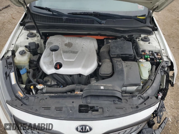 2016 Kia Optima Hybrid EX with VIN KNAGN4AD5G5091835, listed as a Copart auction lot 47883175 with 115,250 mi miles and Salvage Title. Bid and sale history available at carsss.com. Image 12.