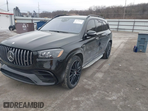 2024 Mercedes-Benz GLS 63 AMG with VIN 4JGFF8KE1RB077568, listed as a IAAI auction lot 41500870 with 15,854 mi miles and . Bid and sale history available at DreamBid. Image 17.