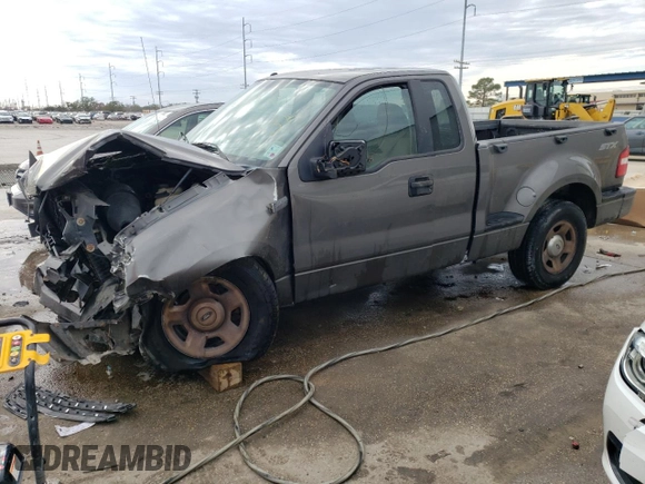 2007 Ford F-150 STX with VIN 1FTRF02287KD58465, listed as a Copart auction lot 88449925 with 0 mi miles and Salvage Title. Bid and sale history available at carsss.com. Image 1.