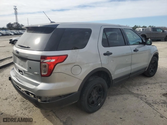 2015 Ford Utility Police Interceptor with VIN 1FM5K8AR3FGA35459, listed as a Copart auction lot 48020105 with 165,114 mi miles and Clean Title. Bid and sale history available at carsss.com. Image 3.
