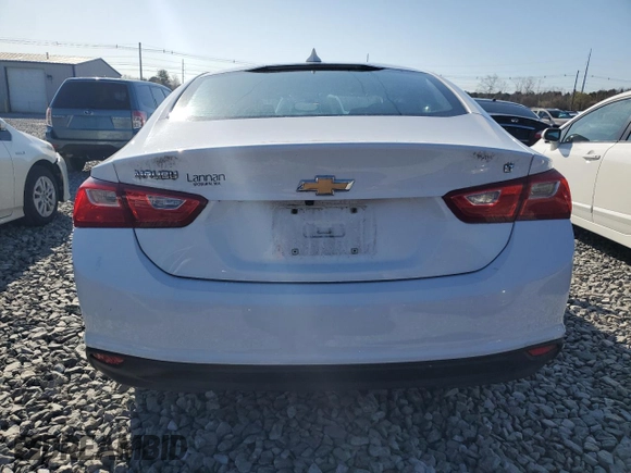 2018 Chevrolet Malibu LT with VIN 1G1ZD5STXJF191322, listed as a Copart auction lot 52150035 with 24,696 mi miles and Salvage Title. Bid and sale history available at carsss.com. Image 6.