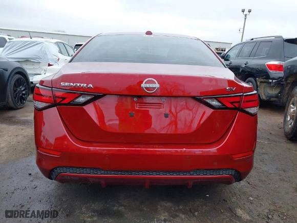 2024 Nissan Sentra SV with VIN 3N1AB8CV7RY298315, listed as a IAAI auction lot 41700750 with 7,967 mi miles. Bid and sale history available at carsss.com. Image 16.
