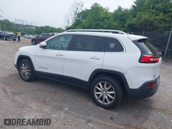 2017 Jeep Cherokee Limited with VIN 1C4PJMDB1HW622467, listed as a IAAI auction lot 42352566 with 138,791 mi miles and . Bid and sale history available at DreamBid. Image 3.