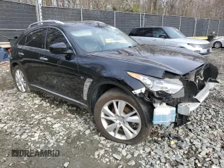 2014 Infiniti QX70 с VIN JN8CS1MW9EM411428, выставлен на аукционе Copart как лот 48016895 с пробегом 110 302 миль миль и Списание • Salvage title. История ставок и продаж доступна на DreamBid. Изображение 4.