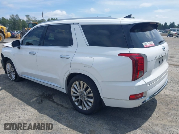 2020 Hyundai Palisade Limited with VIN KM8R5DHE9LU074994, listed as a IAAI auction lot 42596378 with 71,726 mi miles and . Bid and sale history available at DreamBid. Image 3.