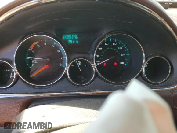 2014 Buick Enclave Leather with VIN 5GAKVBKD6EJ368384, listed as a Copart auction lot 48635855 with 202,879 mi miles and Salvage Title. Bid and sale history available at DreamBid. Image 9.