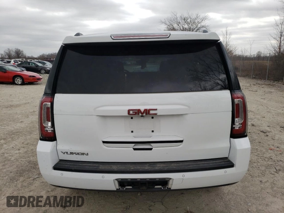 2017 GMC Yukon SLT with VIN 1GKS2BKC7HR176576, listed as a Copart auction lot 49887095 with 121,246 mi miles and Salvage Title. Bid and sale history available at carsss.com. Image 6.