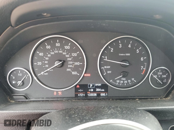 2012 BMW 3 Series 328i z VIN WBA3A5G54CNP18180, wystawiony jako Copart lot #57582075 z przebiegiem 133 036 mil mil oraz Szkoda całkowita • Salvage title. Historia ofert i sprzedaży dostępna na DreamBid. Obrazek 9.