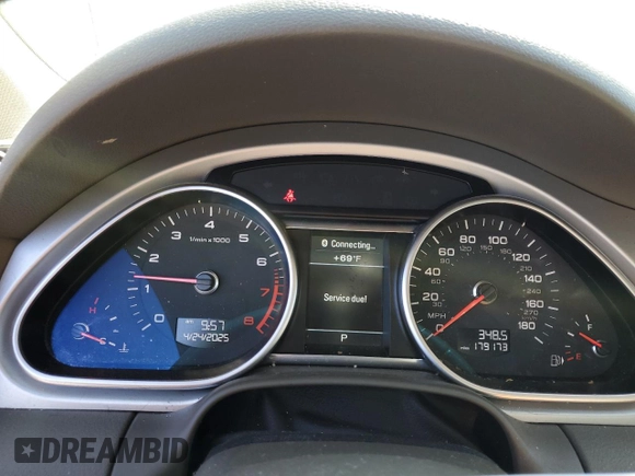 2013 Audi Q7 Premium Plus z VIN WA1LGAFE1DD013365, wystawiony jako Copart lot #54344155 z przebiegiem 179 173 mil mil oraz Szkoda całkowita • Salvage title. Historia ofert i sprzedaży dostępna na DreamBid. Obrazek 9.