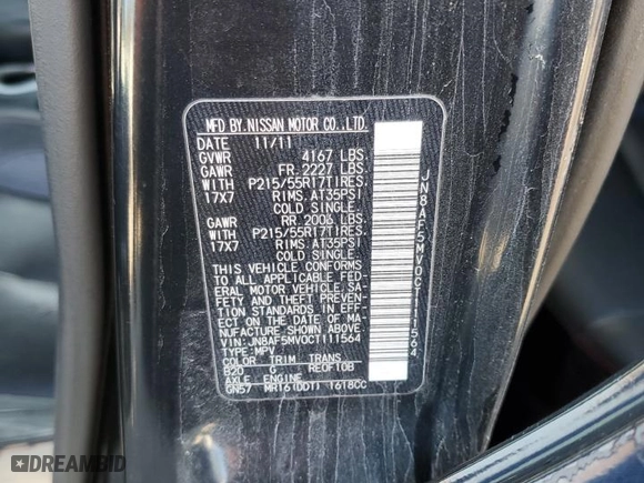 2012 Nissan Juke SV with VIN JN8AF5MV0CT111564, listed as a Copart auction lot 48389955 with 150,786 mi miles and Clean Title. Bid and sale history available at carsss.com. Image 12.