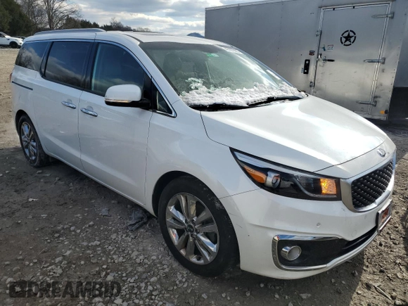 2015 Kia Sedona SX-L with VIN KNDME5C18F6032334, listed as a Copart auction lot 46107985 with 246,339 mi miles and Clean Title. Bid and sale history available at DreamBid. Image 4.