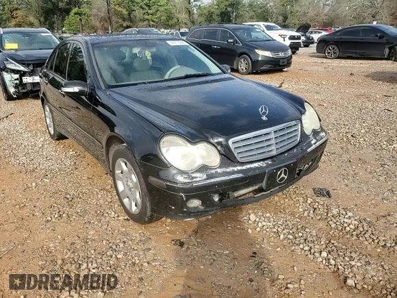 2005 Mercedes-Benz C 240 with VIN WDBRF61J85F585140, listed as a Copart auction lot 44713385 with 210,852 mi miles and Salvage Title. Bid and sale history available at DreamBid. Image 10.