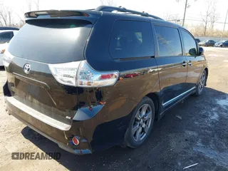 2017 Toyota Sienna SE with VIN 5TDXZ3DC2HS891864, listed as a IAAI auction lot 41814327 with 135,879 mi miles and . Bid and sale history available at DreamBid. Image 4.