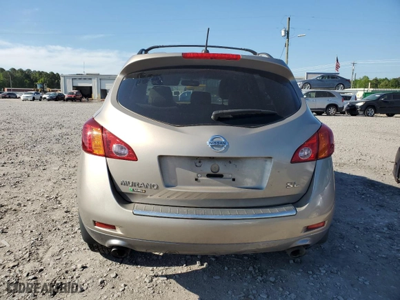 2010 Nissan Murano S with VIN JN8AZ1MU5AW017246, listed as a Copart auction lot 53109595 with 191,437 mi miles and Clean Title. Bid and sale history available at carsss.com. Image 6.