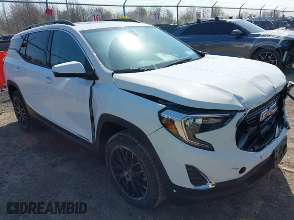 2018 GMC Terrain SLE z VIN 3GKALTEV7JL157776, wystawiony jako IAAI lot #42102081 z przebiegiem 162 712 mil mil oraz . Historia ofert i sprzedaży dostępna na DreamBid. Obrazek 1.