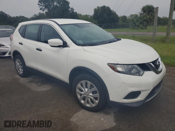 2016 Nissan Rogue SV with VIN 5N1AT2MT6GC783602, listed as a Copart auction lot 77041604 with Not Provided miles and Salvage Title. Bid and sale history available at DreamBid. Image 4.