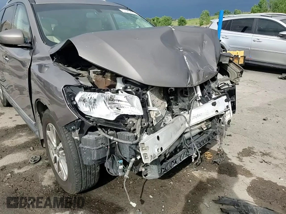 2014 Nissan Pathfinder S with VIN 5N1AR2MMXEC625185, listed as a Copart auction lot 60523805 with Not provided miles and Salvage title. Bid and sale history available at DreamBid. Image 15.